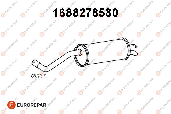 Endschalldämpfer EUROREPAR 1688278580