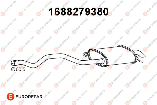 Endschalldämpfer EUROREPAR 1688279380