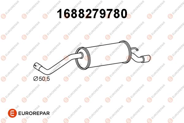 Endschalldämpfer EUROREPAR 1688279780