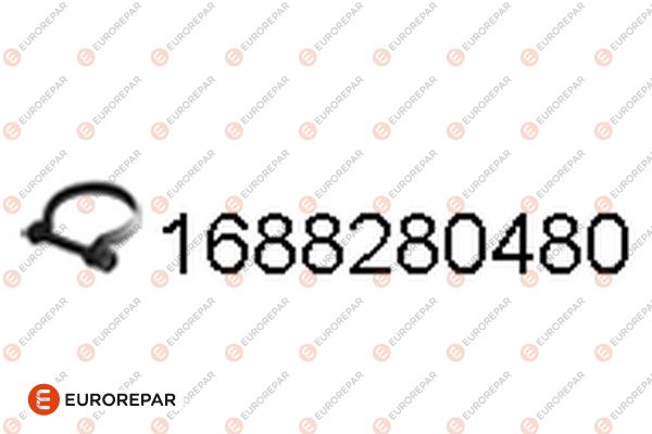 Klemmstück, Abgasanlage EUROREPAR 1688280480