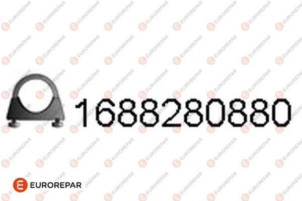 Klemmstück, Abgasanlage EUROREPAR 1688280880