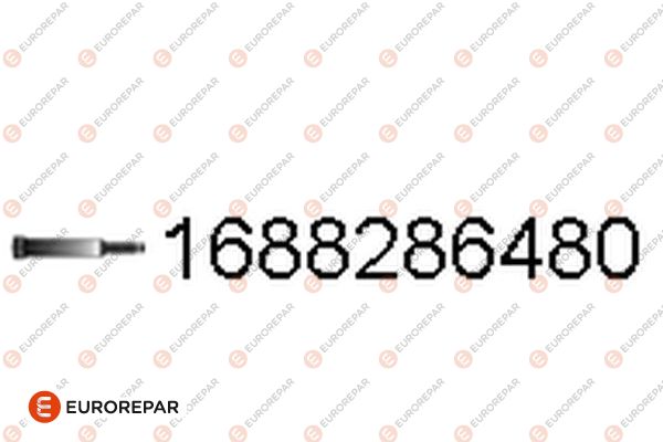Schraube, Abgasanlage EUROREPAR 1688286480