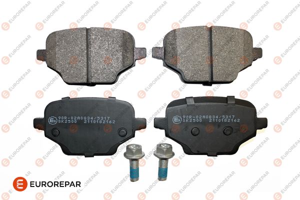 Bremsbelagsatz, Scheibenbremse EUROREPAR 1689800480