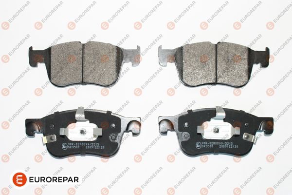 Bremsbelagsatz, Scheibenbremse EUROREPAR 1689801080