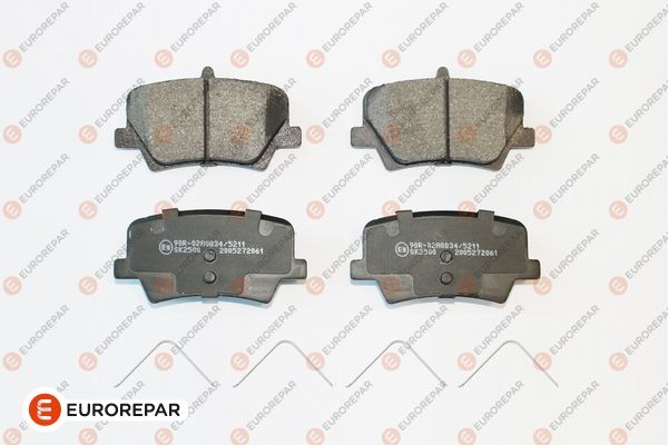 Bremsbelagsatz, Scheibenbremse EUROREPAR 1689801680