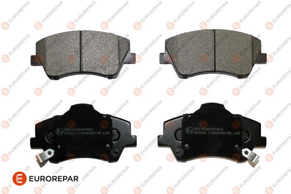 Bremsbelagsatz, Scheibenbremse