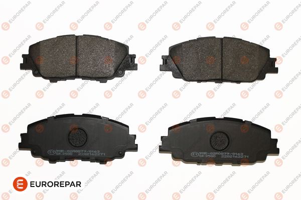 Bremsbelagsatz, Scheibenbremse