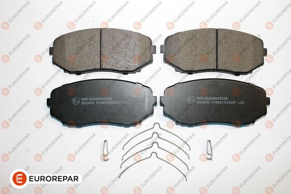 Bremsbelagsatz, Scheibenbremse