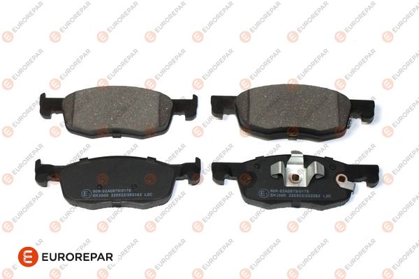 Bremsbelagsatz, Scheibenbremse