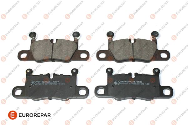 Bremsbelagsatz, Scheibenbremse EUROREPAR 1697650280