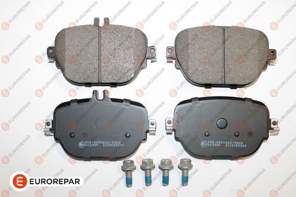 Bremsbelagsatz, Scheibenbremse