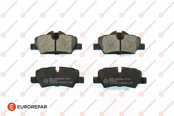 Bremsbelagsatz, Scheibenbremse EUROREPAR 1697650880