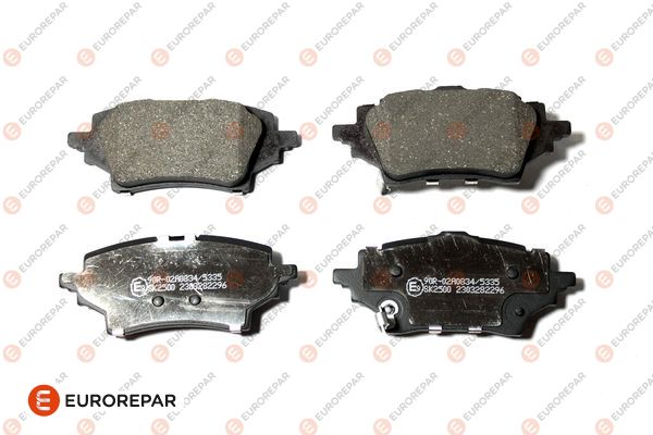 Bremsbelagsatz, Scheibenbremse