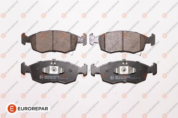 Bremsbelagsatz, Scheibenbremse EUROREPAR 1697652080