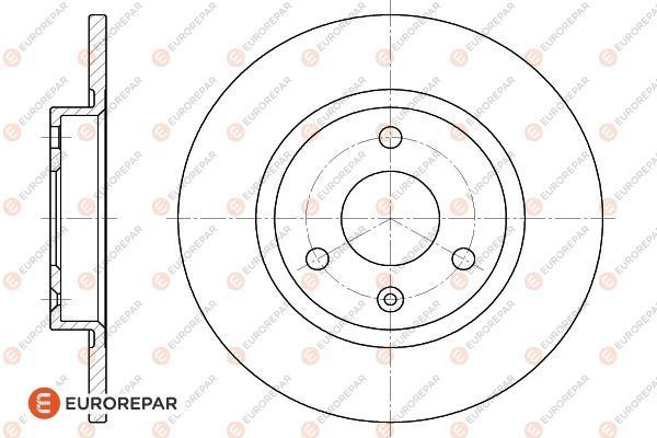 Bremsscheibe EUROREPAR 1618860080