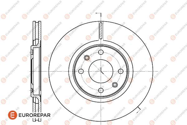 Bremsscheibe EUROREPAR 1618860180