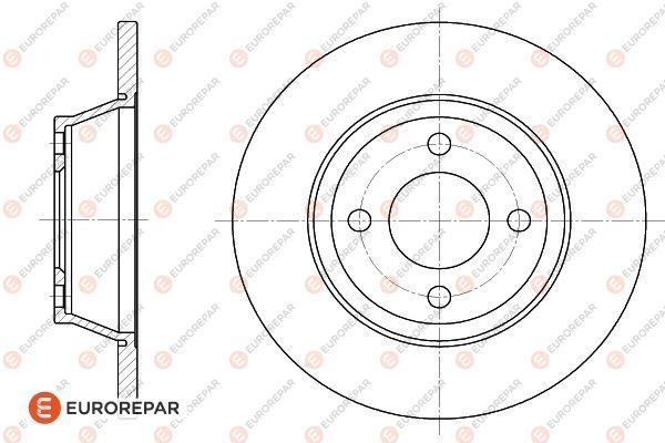 Bremsscheibe EUROREPAR 1618868280