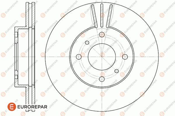 Bremsscheibe EUROREPAR 1618872280