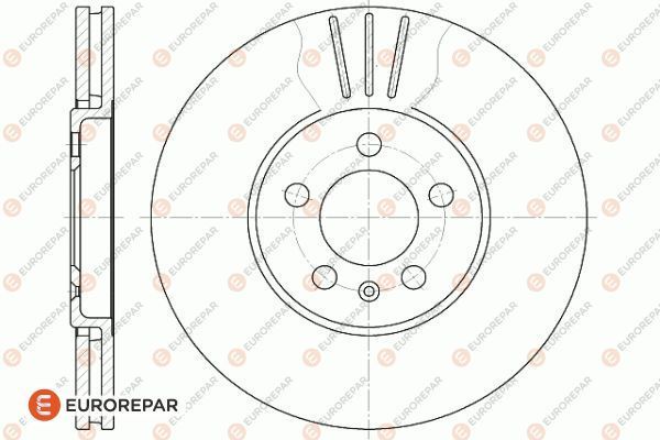 Bremsscheibe EUROREPAR 1618873280