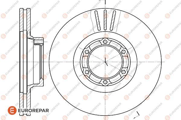 Bremsscheibe EUROREPAR 1618883680