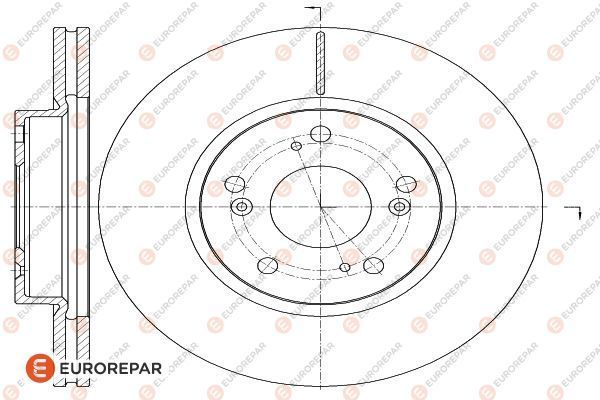 Bremsscheibe EUROREPAR 1622806780