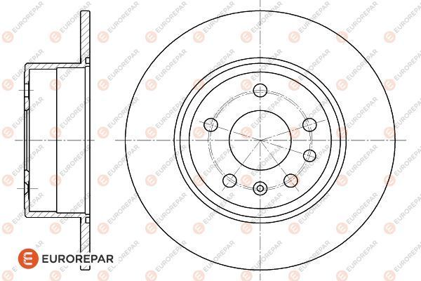 Bremsscheibe EUROREPAR 1618874980