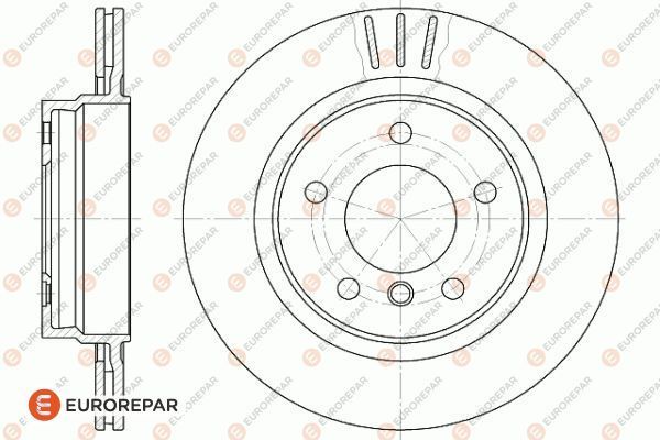 Bremsscheibe EUROREPAR 1618879980