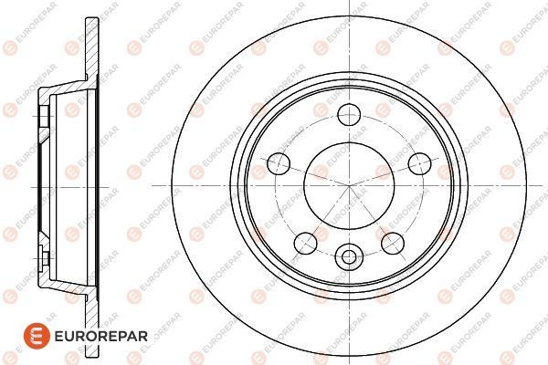 Bremsscheibe EUROREPAR 1618883480