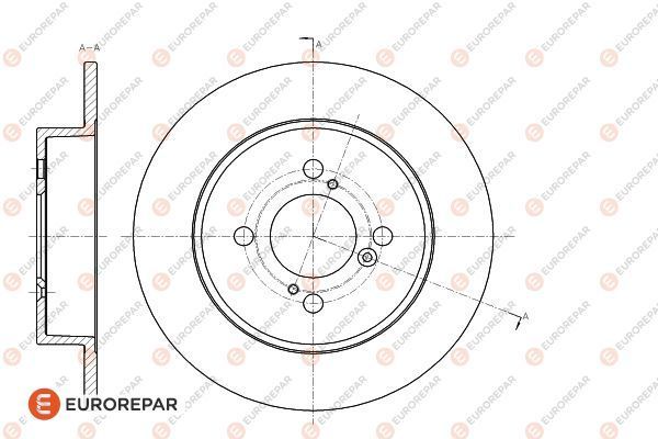 Bremsscheibe EUROREPAR 1618886380
