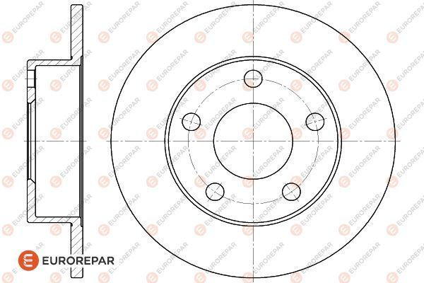 Bremsscheibe EUROREPAR 1618887280