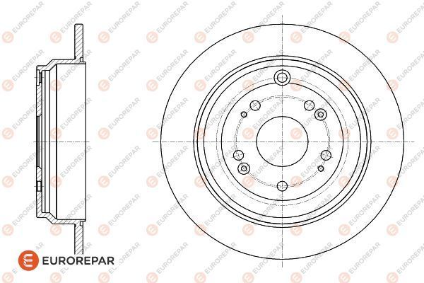 Bremsscheibe EUROREPAR 1622808780