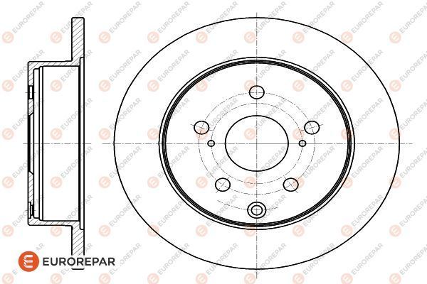 Bremsscheibe EUROREPAR 1622809380
