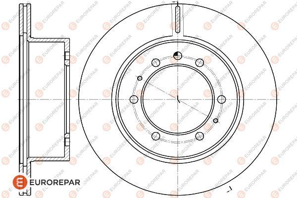 Bremsscheibe EUROREPAR 1622810380