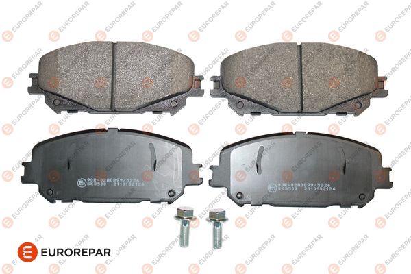 Bremsbelagsatz, Scheibenbremse EUROREPAR 6507790580