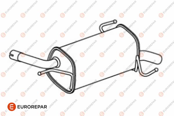 Endschalldämpfer EUROREPAR E12802E