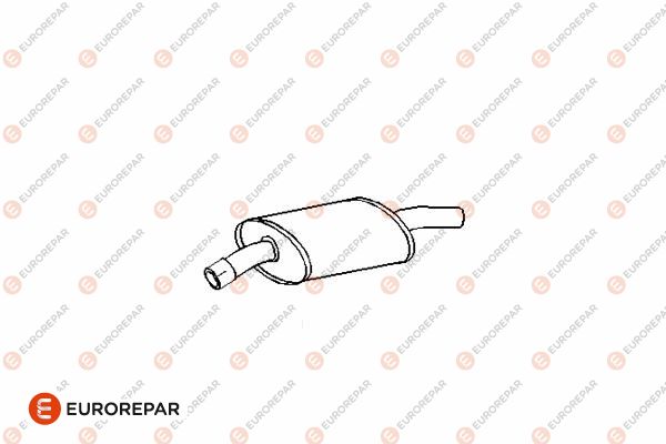 Mittelschalldämpfer EUROREPAR E12806H