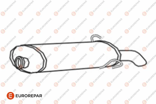 Endschalldämpfer EUROREPAR E12808A