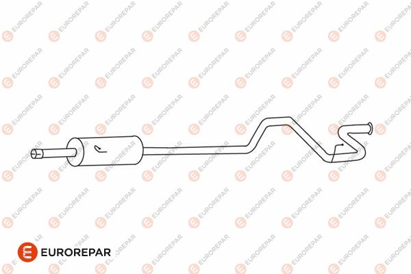 Endschalldämpfer EUROREPAR E12830L