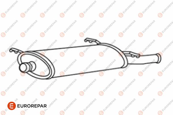 Endschalldämpfer EUROREPAR E12869A