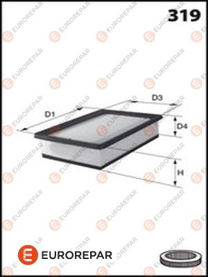 Luftfilter EUROREPAR E147046