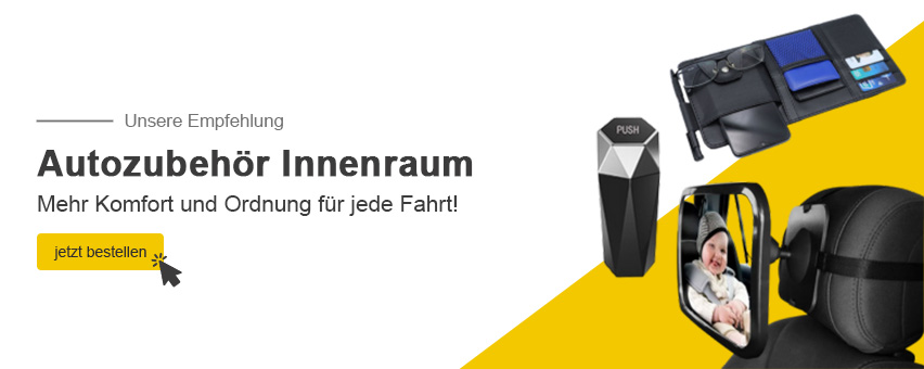 Unsere Empfehlung: Autozubehör für den Innenraum
