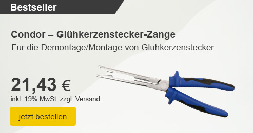 Unser Bestseller: Condor - Glühkerzenstecker-Zange