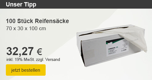 Unser Tipp: Reifensäcke 70 x 30 x 100 - 500 Stück